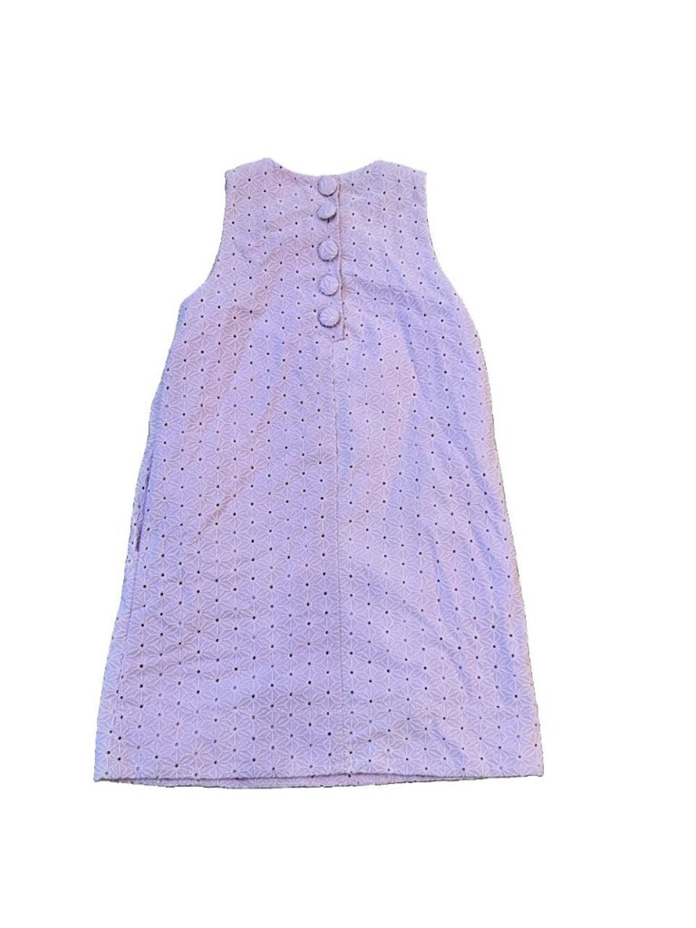 Tuckernuck Women’s Lavender Folly Dress Eyelet Lace Size Small Shift Buttons - Picture 2 of 11